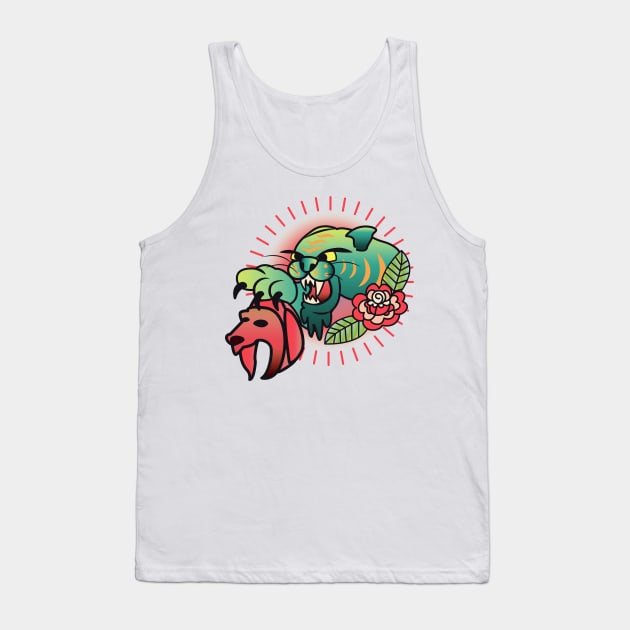 Battlecat Tattoo Tank Top by LADYLOVE